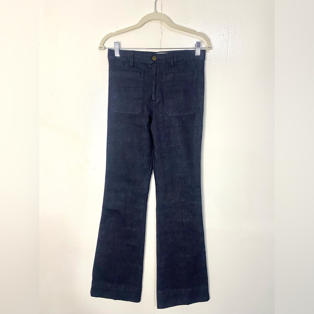 Emerson Fry Dark Blue Flare Jeans